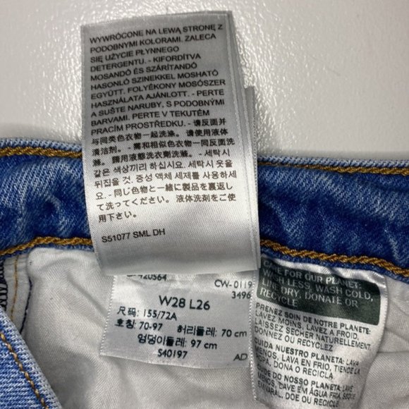 ❗️SOLD❗️Levi’s Wedgie Straight Leg Jeans Size 28 - Picture 15 of 16